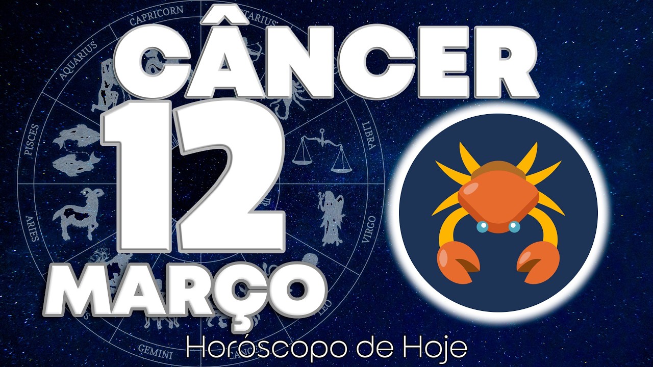 VOCÊ CORRE RISCO DE VIDA❌O PERIGO SE APROXIMA⚠️Câncer ♋ Horóscopo do dia de hoje 12 de março 2026 🔮