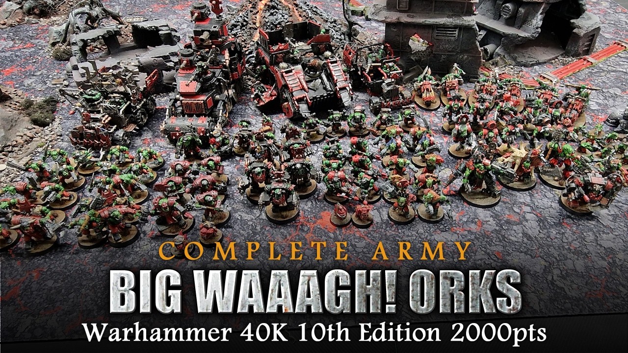 Orks 2000pts Army Warhammer 40K 10th Edition Tier List, Showcase + Tactics
