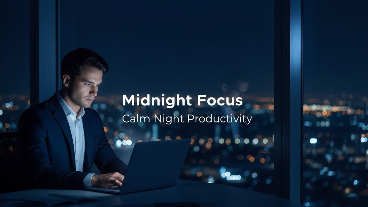 Midnight Focus Music | Calm Energy for Late Work & Study &ndash; AURALITH