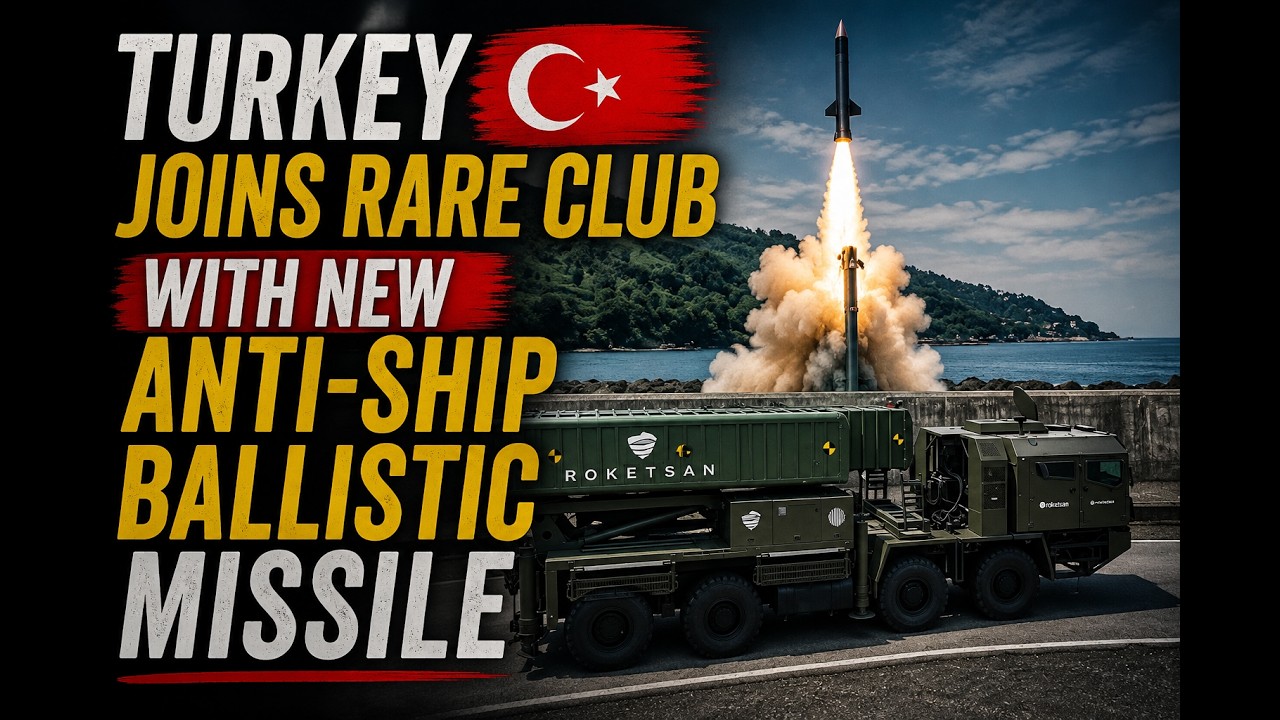 Turkey joins rare club with new anti-ship ballistic missile