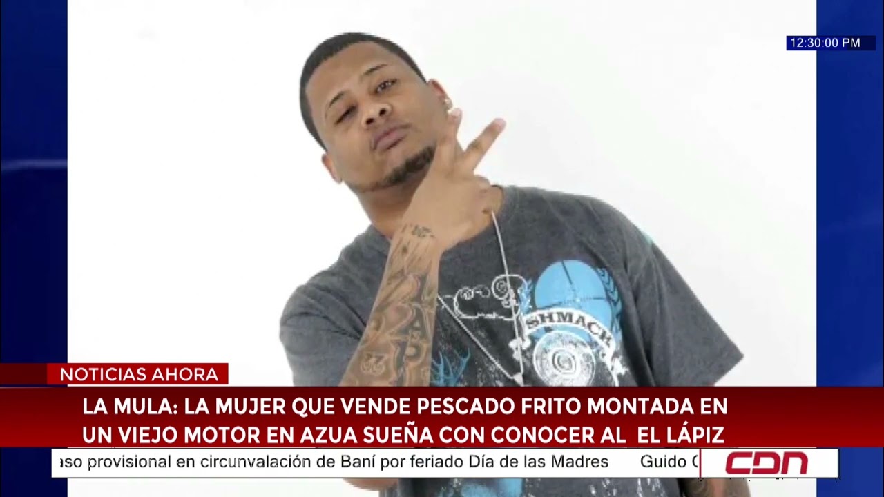 La Mula: La mujer que vende pescado frito montada en un viejo motor en Azua con conocer El Lápiz