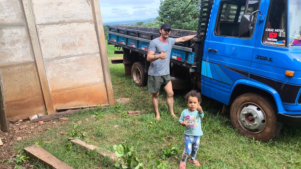 Eu meu filho e minha netinha em mais uma descarga no jabuti!!!