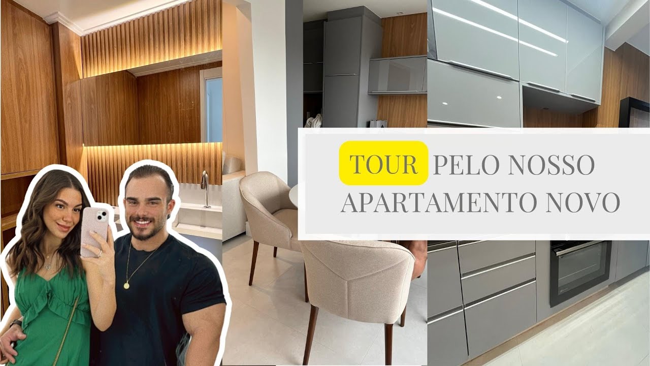 Tour pelo nosso APARTAMENTO NOVO! FINALMENTE!
