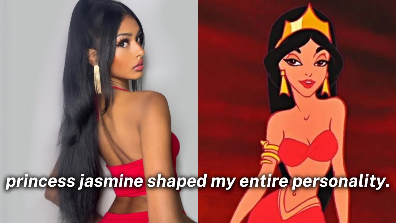 turning myself into THAT ONE SCENE. red princess jasmine makeup tutorial | melanin friendly
