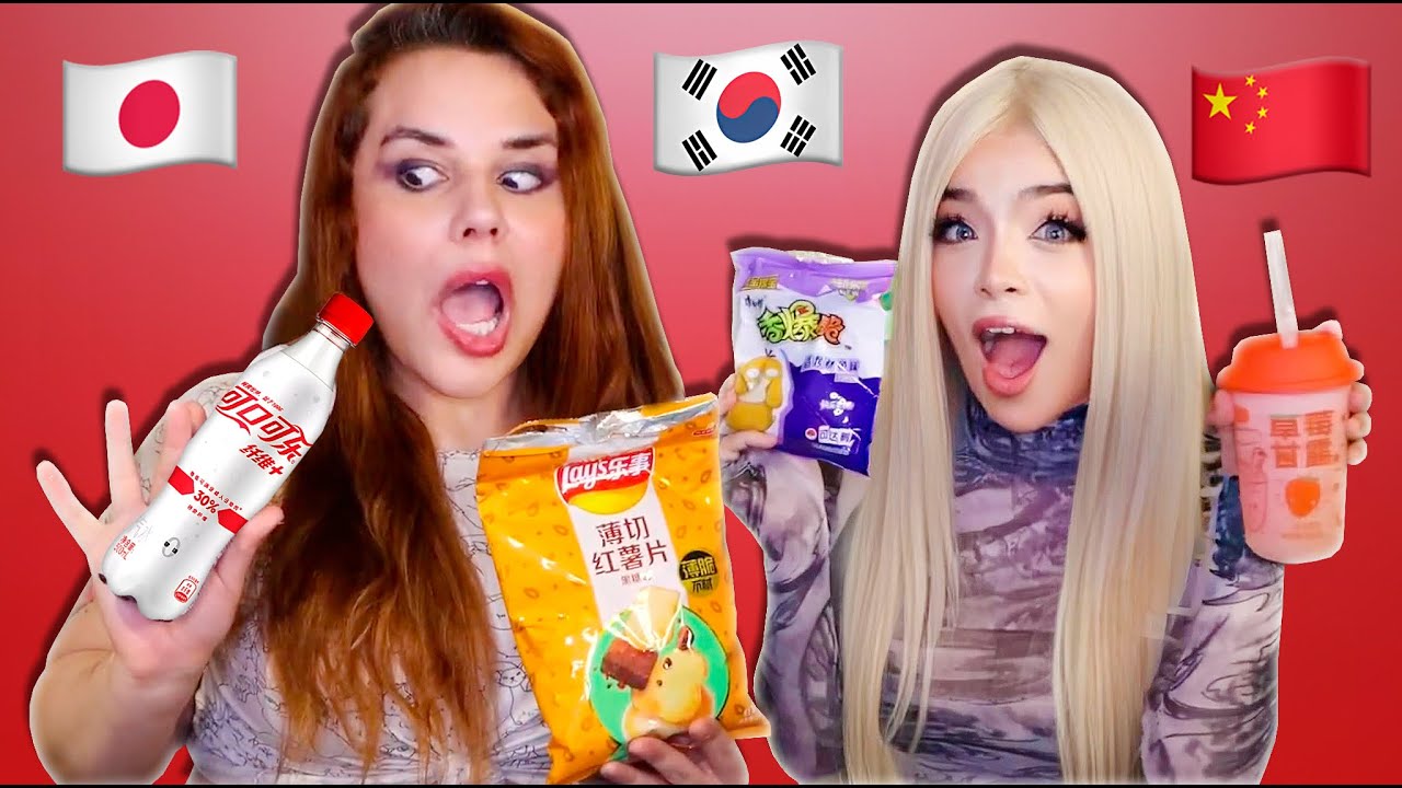 PROVANDO COMIDAS ASIÁTICAS COM ‪@WanessaWolf‬