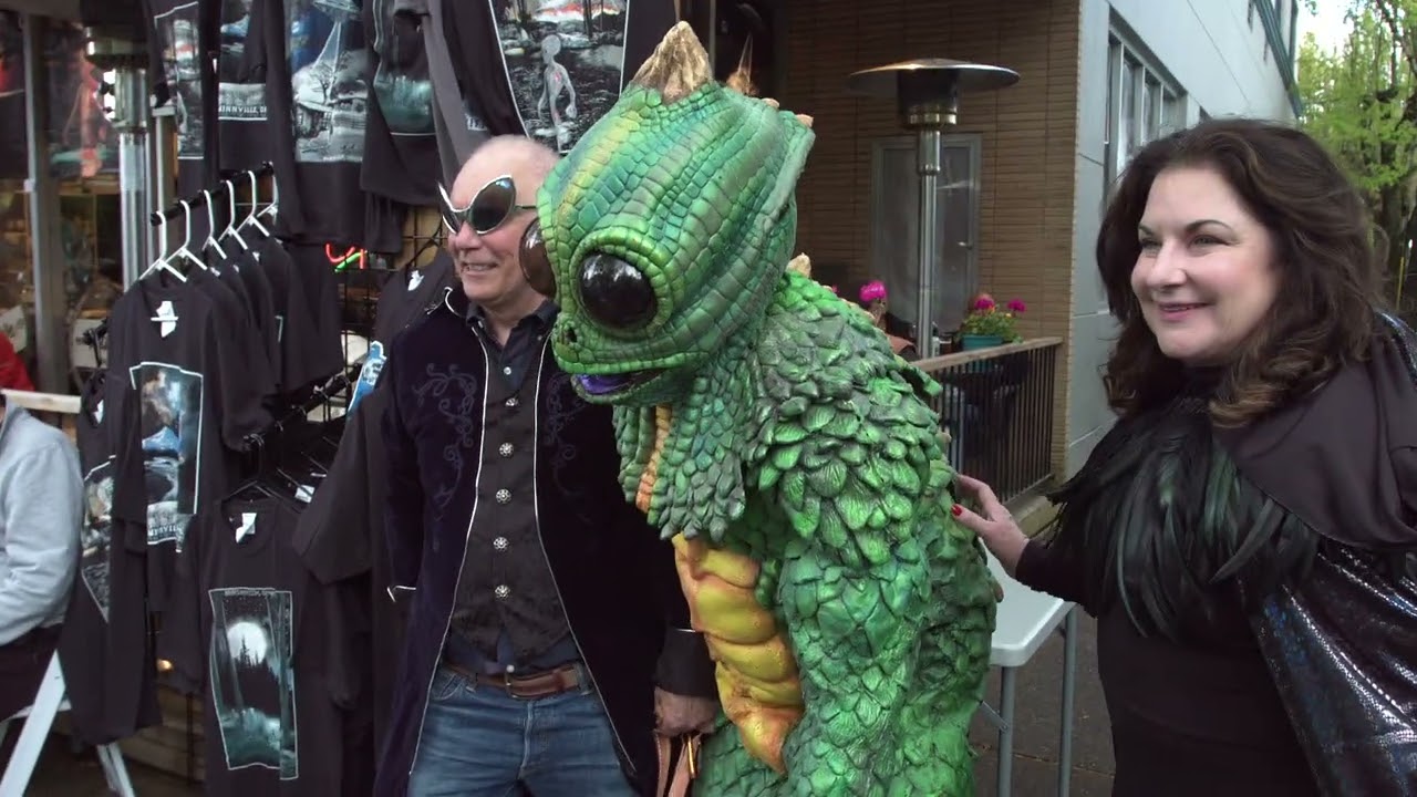 Portland Sleestak visited McMinnvilles UFO festival last spring! what a great day!