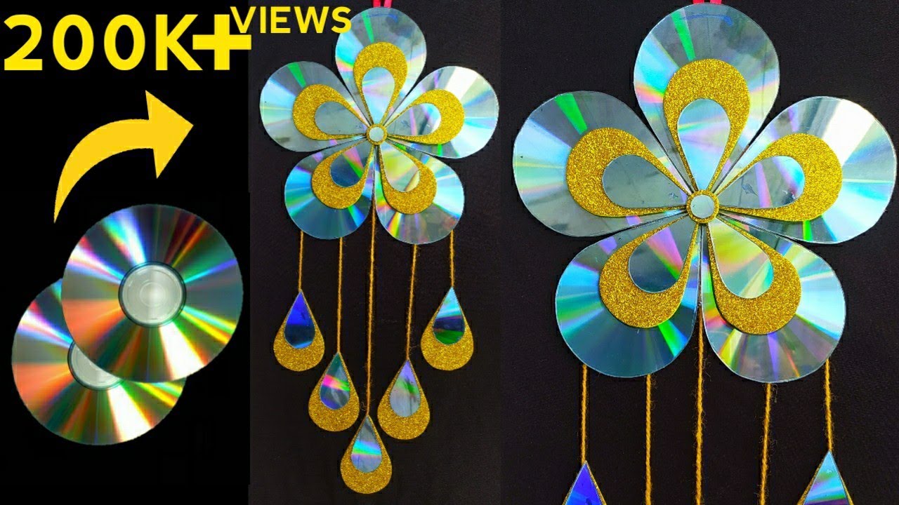 DIY Home decorations Ideas By Old CD || Weast CD Tutorial Home decor Ideas || Art Ideas