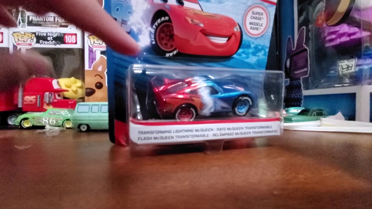 Disney Cars Unboxing *Super Chase* Transforming Lightning Mcqueen