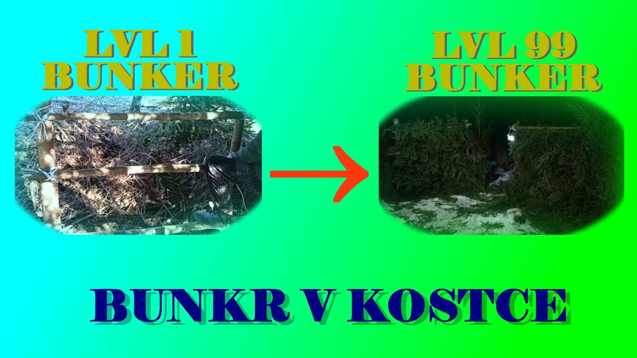 JAK JSME STAVĚLI NÁŠ BUNKR aneb práce na bunkru v kostce