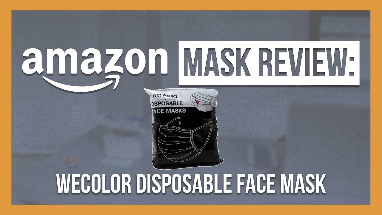 WeColor Disposable Face Mask Review