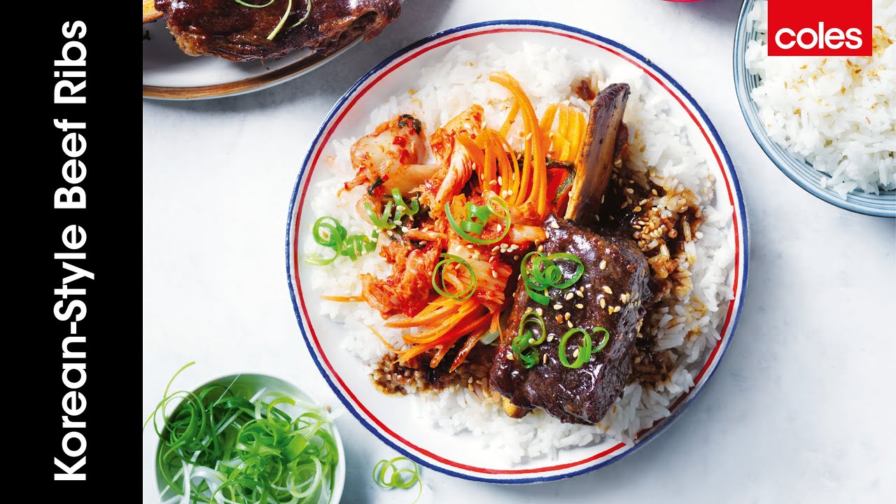 Korean-Style Beef Short Ribs | What's for Dinner? | Coles