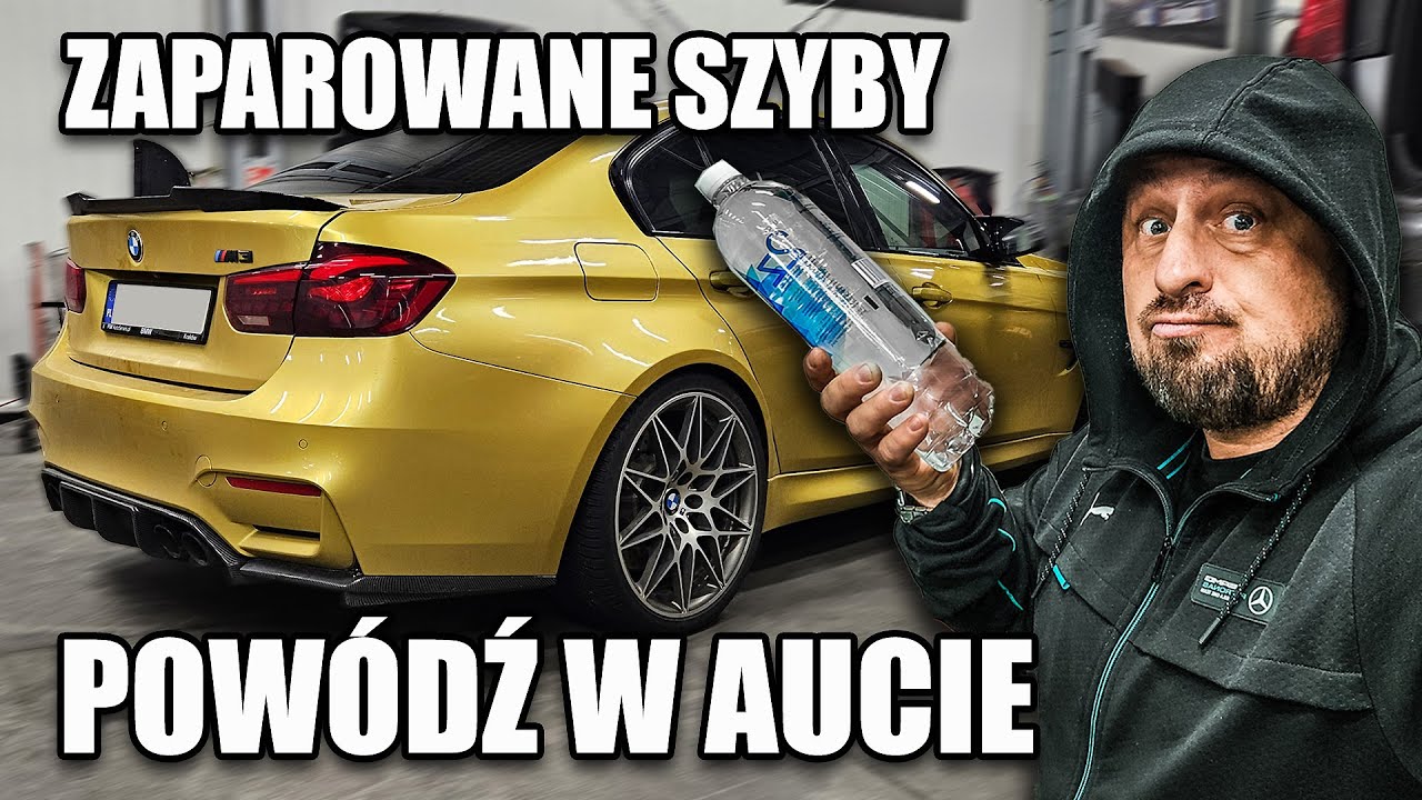 Zalany samochód !!! Zatkane odpływy wody w BMW !!!
