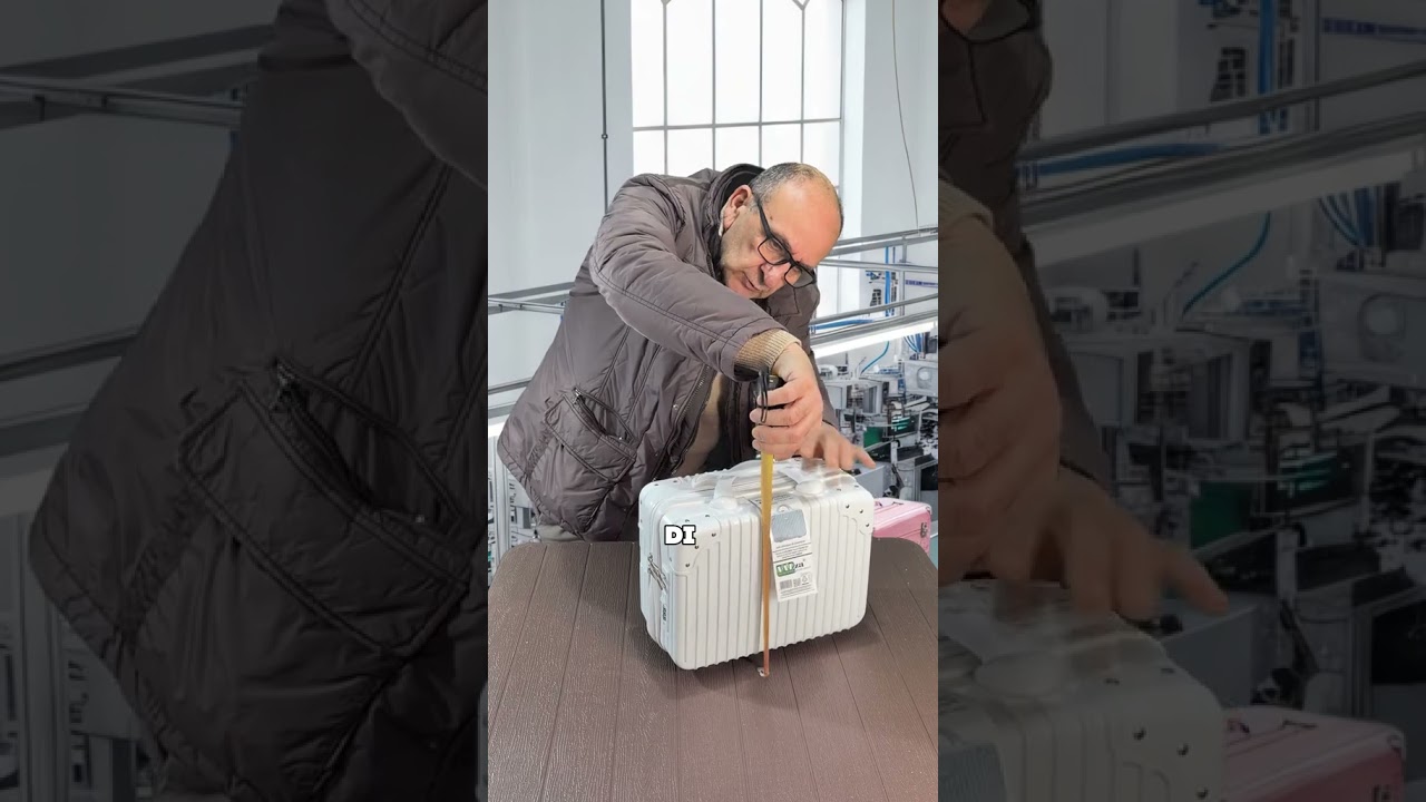 Beauty case rigido da viaggio con codice: mini valigia porta trucchi