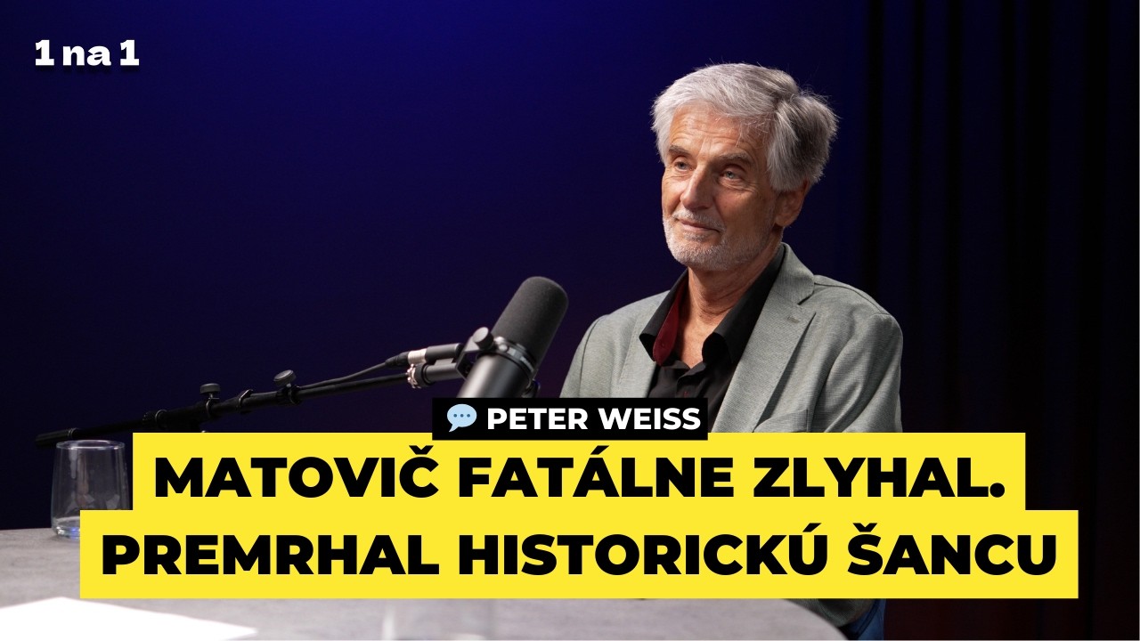 Weiss: Čo si dovoľuje táto vláda, by za Mečiara nebolo možné. Fico sa stal bezhodnotovým človekom