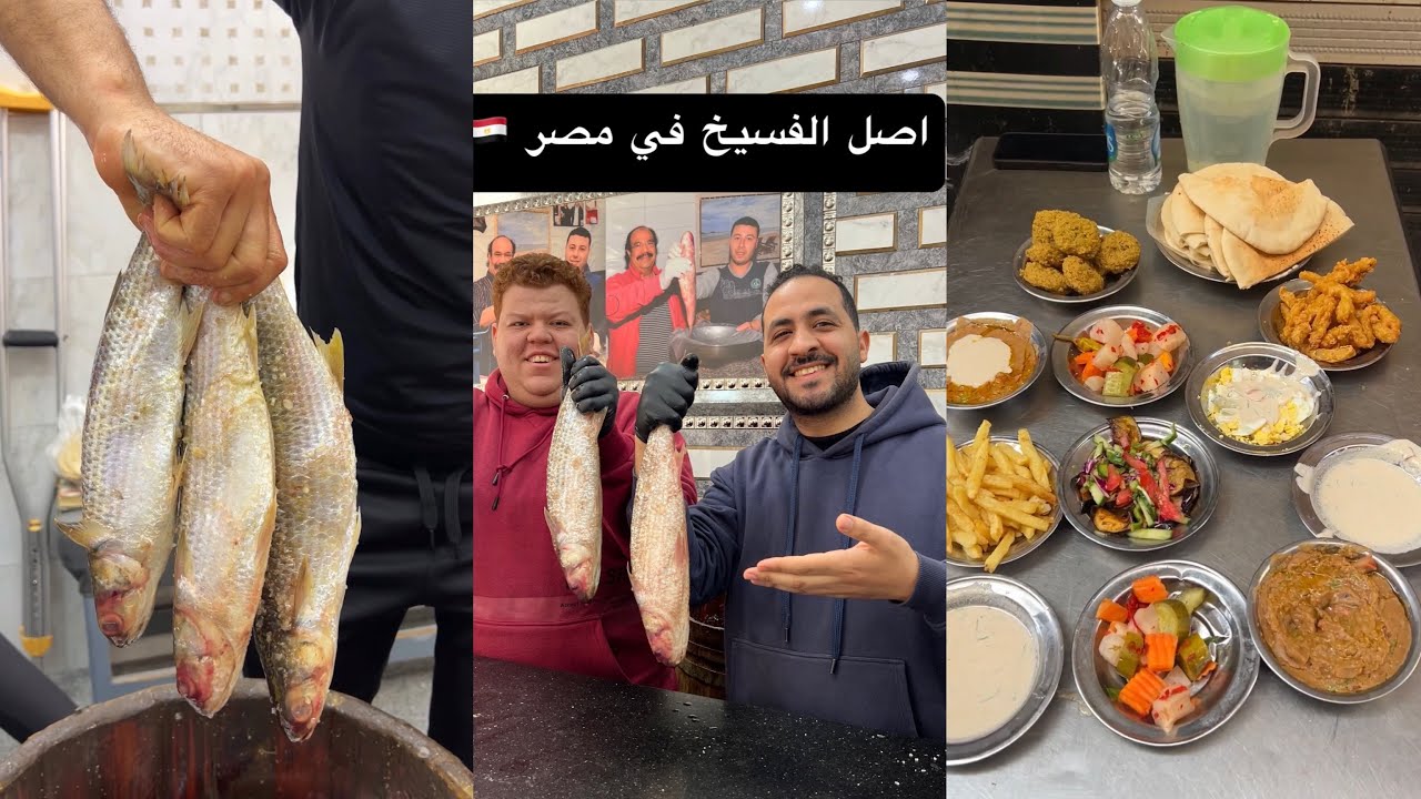 وصلنا نبروه اصل الفسيخ في مصر 😍🇪🇬
