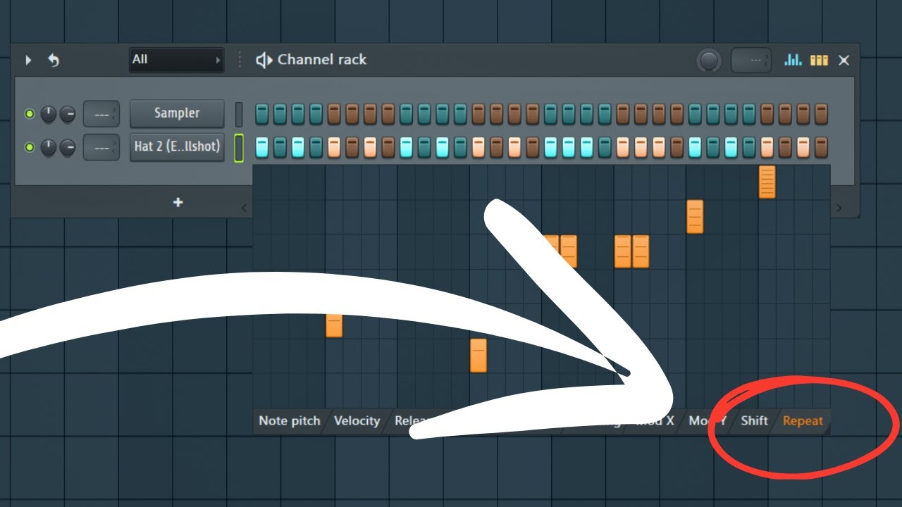 How to NOTE REPEAT in FL Studio 24 (easy rolls!)