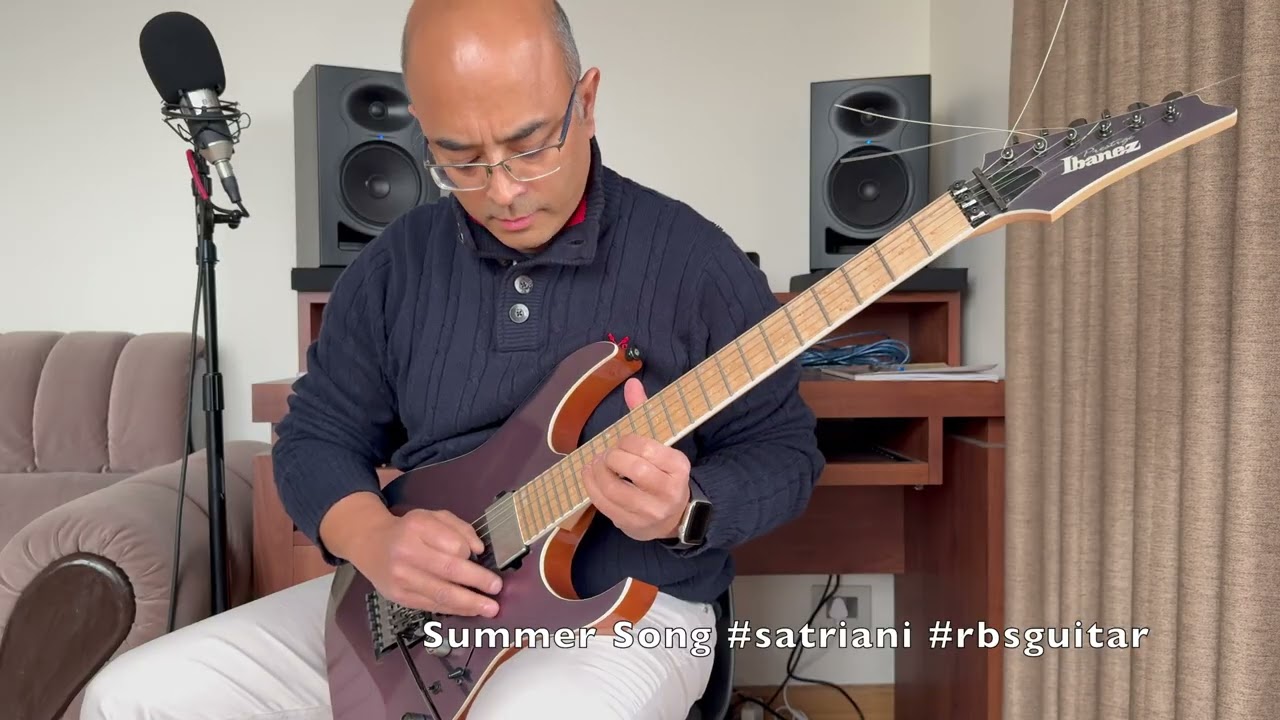 Summer song Joe Satriani full cover by #rbsguitar #joesatriani 