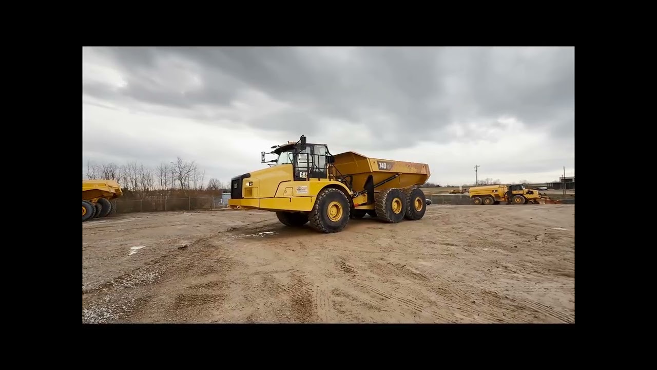 2020 Caterpillar 740GC sn 00300 6WD dump truck PART 1 InspectEquipment.Com