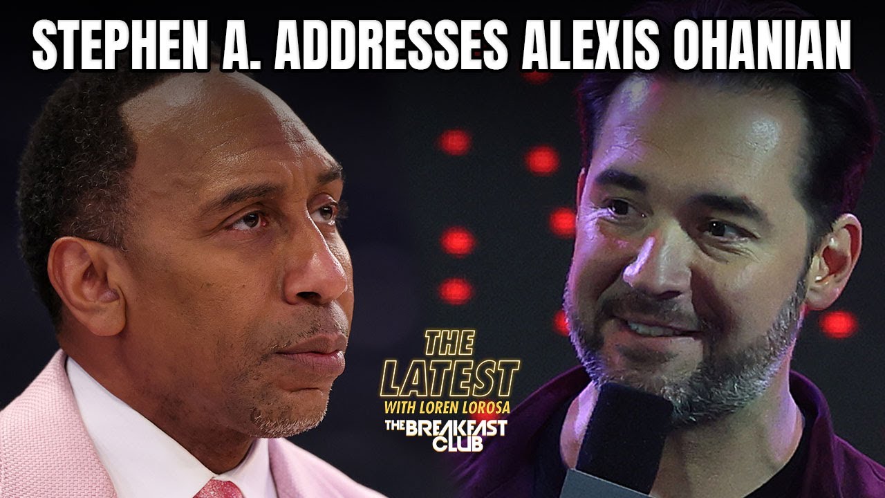 Stephen A. Smith Addresses Exchange With Alexis Ohanian Over Serena Williams' Super Bowl Dance +More
