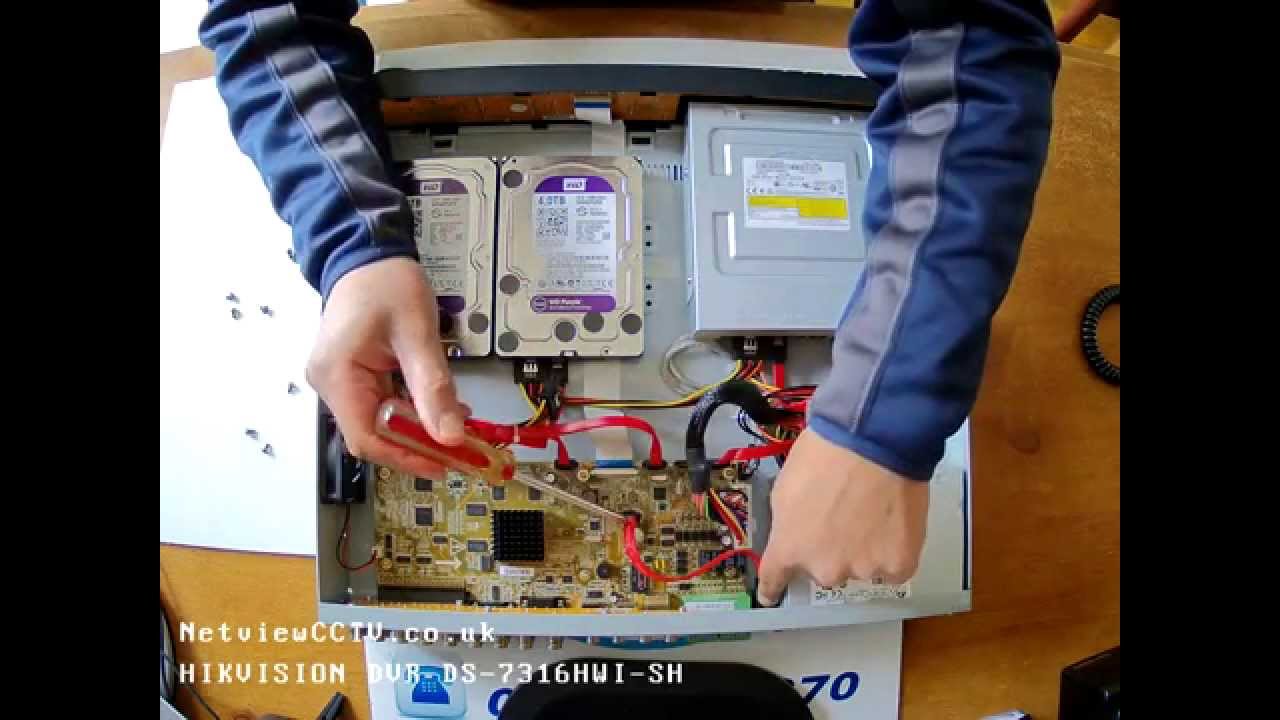 Hikvision 16 Channel DVR DS-7316HWI-SH Whats Included Look inside the case