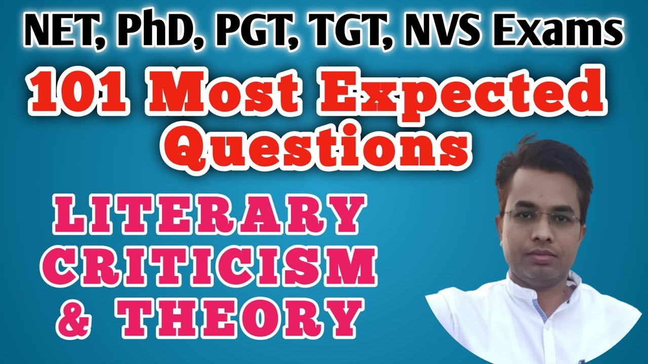 MCQ ON ENGLISH LITERARY CRITICISM and THEORY FOR UGC NET SET JRF ENGLISH | UGC NET 2020 EXAM