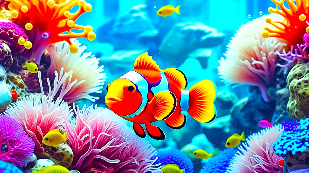 The Best 4K Aquarium - Explore the Stunning World of Sea Jellyfish and Beautiful Coral Reef Fish. #8