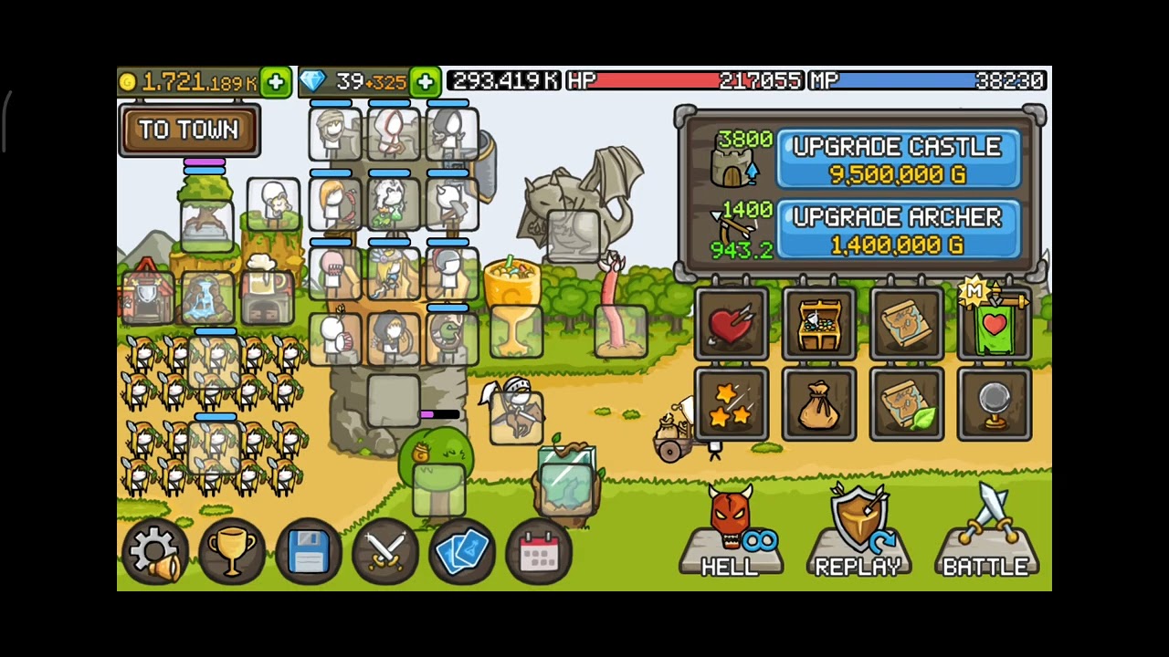 Grow Castle [Deck de ouro] 20k a 100k de waves!! #growcastle #growcastlebr