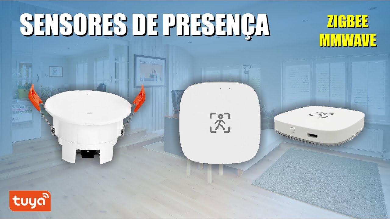 DETECÇÃO DE PRESENÇA TUYA - Sensor mmWave Zigbee