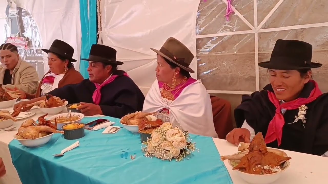 RUNA LLAKTAKUNAPAK KAWSAY TV _ COMIDA COMUNITARIA POR EL MATRIMONIO DE FAMILIA GUAJAN PICHAMBA
