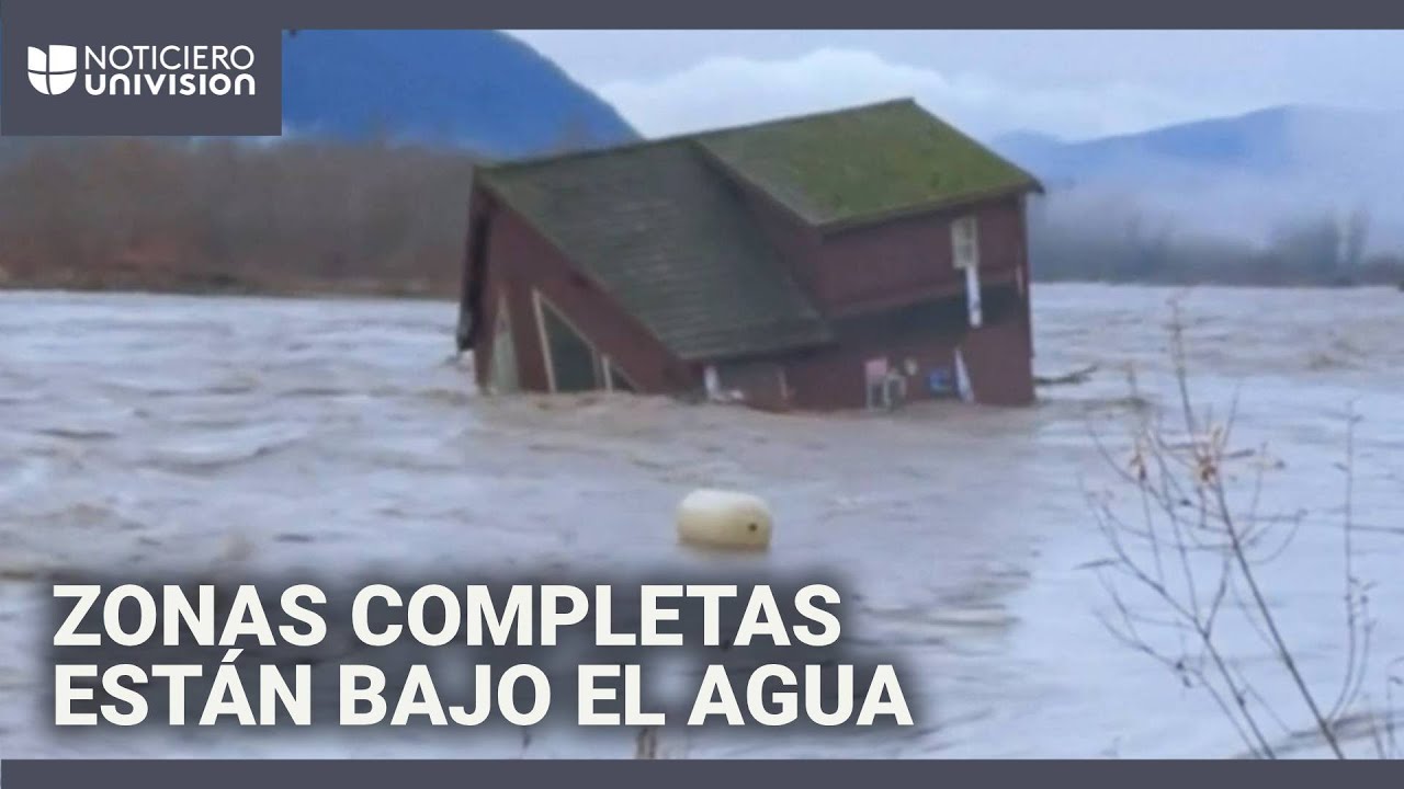 Im&aacute;genes desoladoras de las inundaciones en Washington: decenas de personas han sido rescatadas
