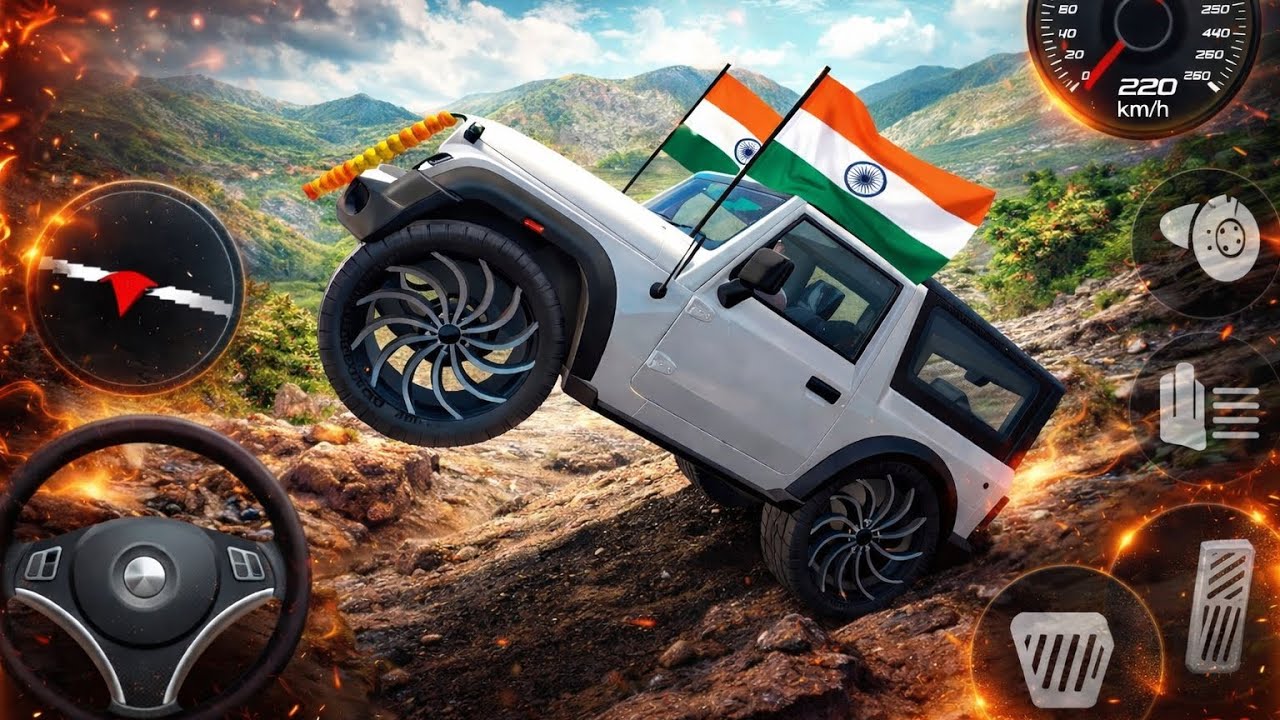 Modified Mahindra Thar Car Games: Indian Cars (Gadi Wala Game) - Car Game Android Gameplay 2026
