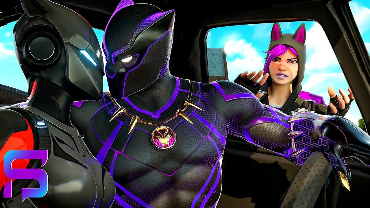 BLACK PANTHER KISSES the WRONG SISTER.... ( Fortnite Short )