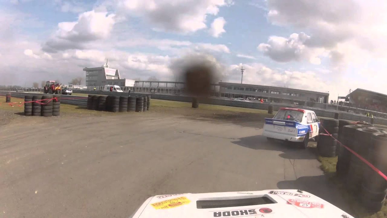 Škoda 130LR/S rallycross Slovakiaring rozjížďka 3  ---  22.3 2016