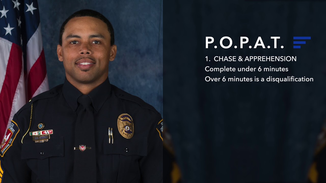 DPD's “applicant testing” version of the NC Police Officer’s Physical Abilities Test  (POPAT)
