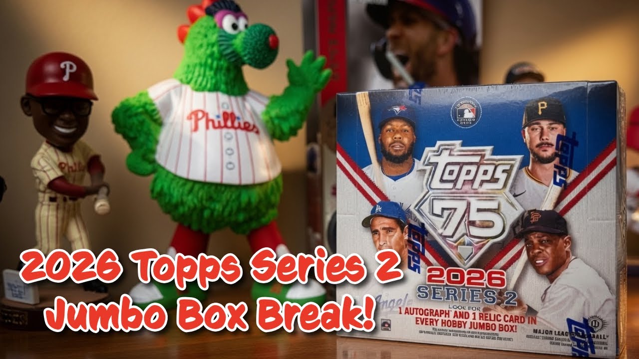 Распаковка большой коробки Topps Baseball Series 2 2026! Спойлер: 1 автограф из 1!