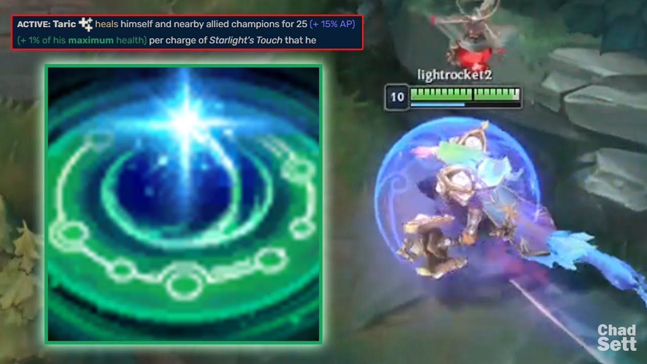 Taric Healing is Unfair..