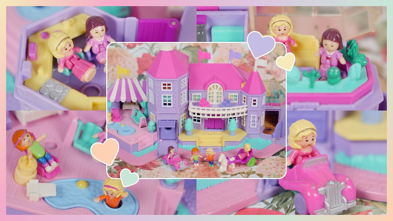 ✨SHOWCASE✨ Vintage Polly Pocket: Light-Up Magical Mansion (1994)