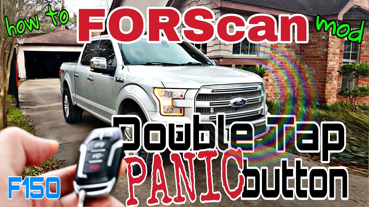 FORScan mods panic button on remote on ford f150