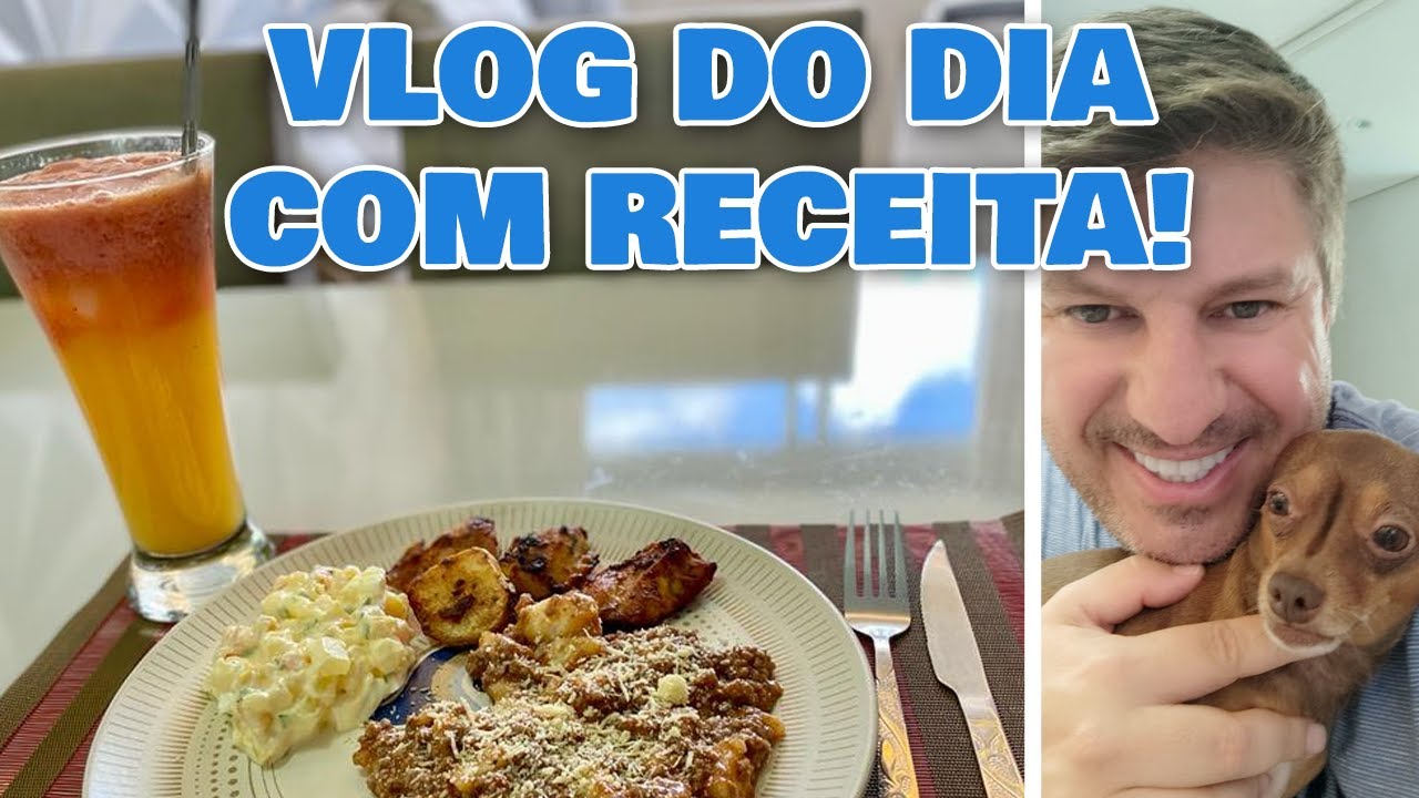 MEU DIA A DIA COM UMA RECEITA DELICIOSA!