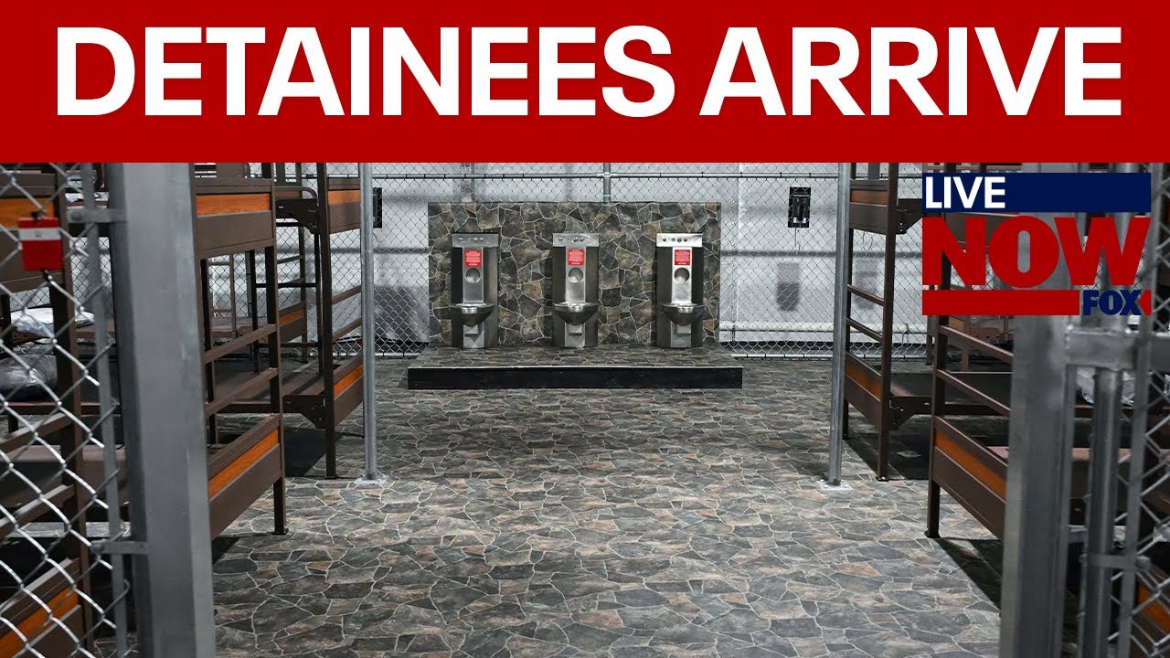 First ICE detainees arrive at 