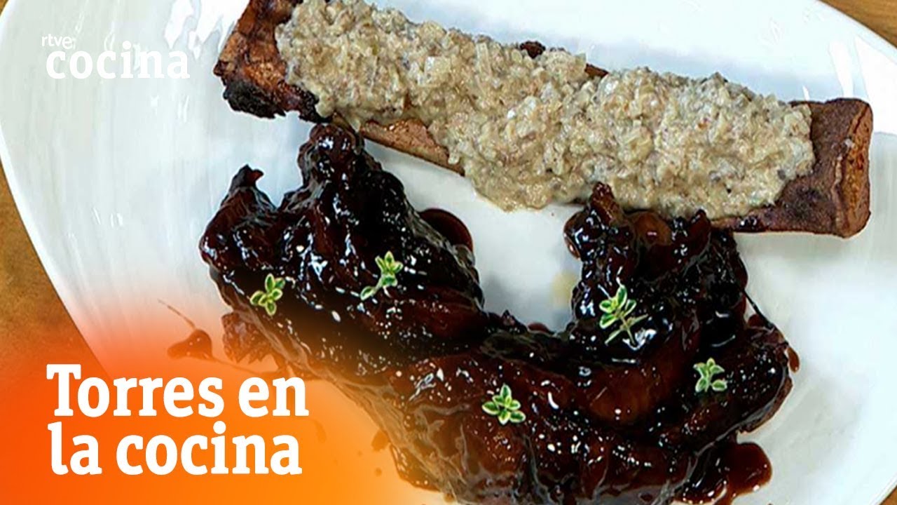 Cómo hacer Costilla de ternera con champiñones - Torres en la Cocina | RTVE Cocina