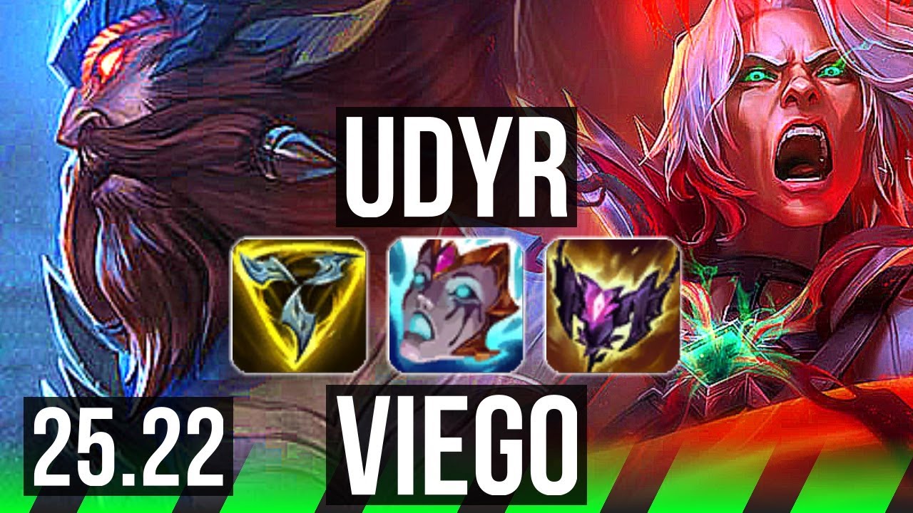 UDYR vs VIEGO (JGL) | 16/2/12, 1900+ games, Legendary, 41k DMG | KR Master | 25.22