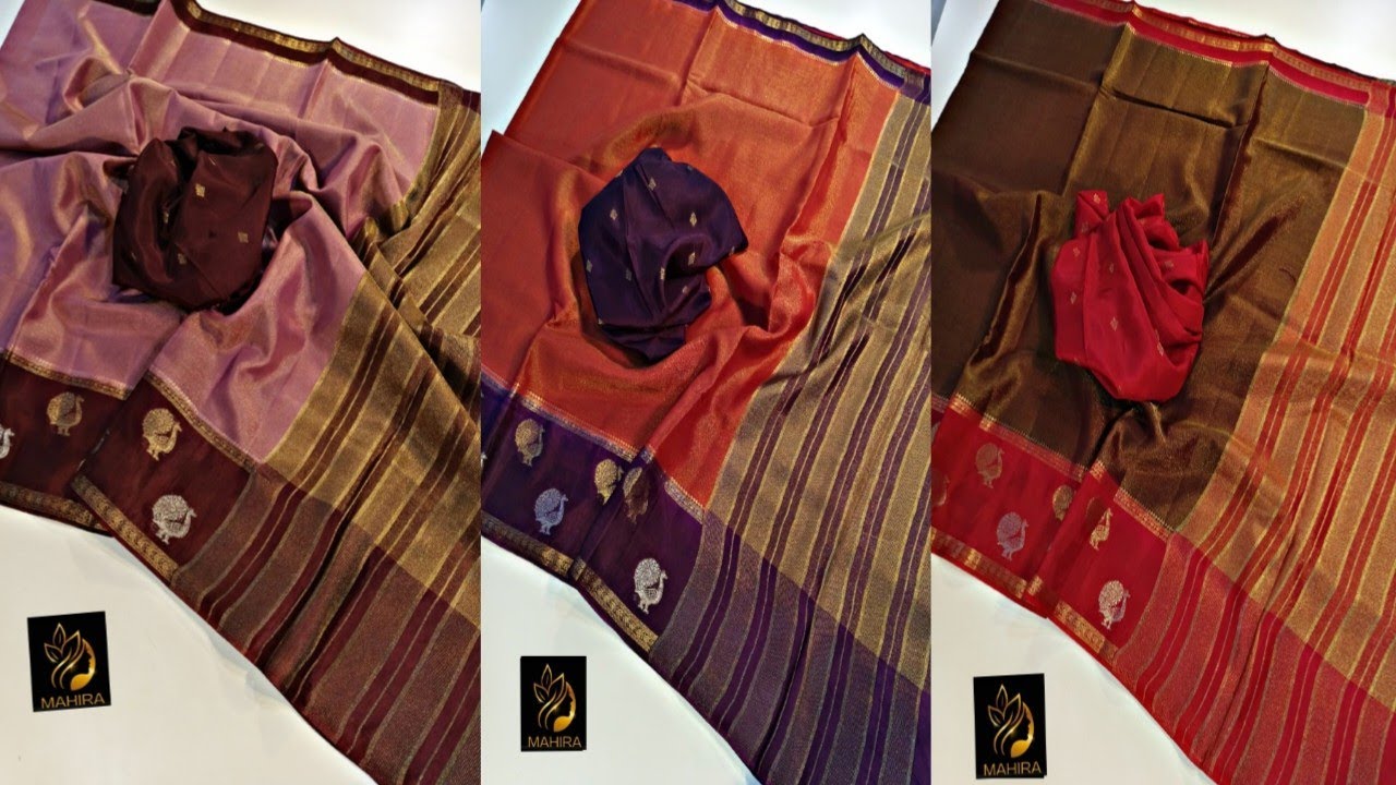Beautiful premium soft tissue sarees 2950/- contact 8688465919