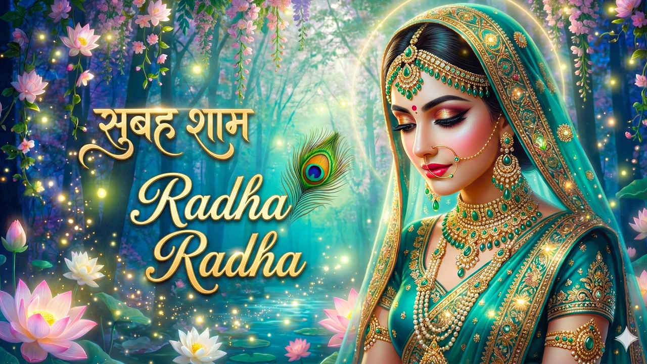 अखंड श्री राधा नाम जप 11000 Baar Shri Radha Naam Jaap 11000 Times Radha Naam Dhun | Braj Dham Dhun
