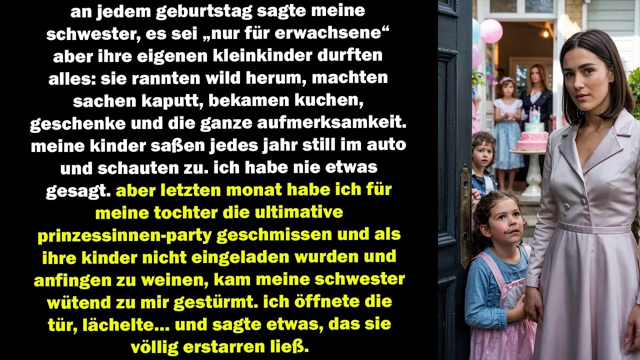 Jahrelang waren meine Kinder ausgeschlossen – bei meiner Party kam endlich meine Antwort