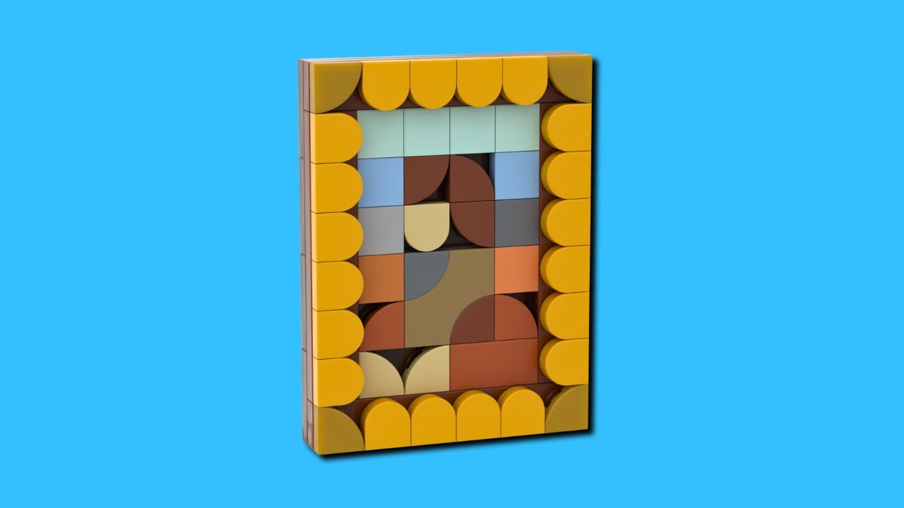LEGO Micro Mona Lisa MOC (Set 31213) - Day 7 - Advent Calendar