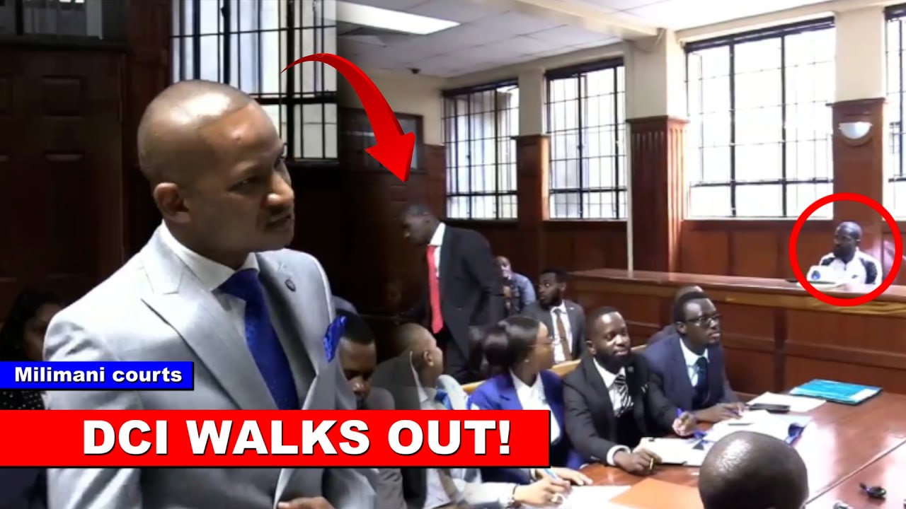 Watch how Babu Owino made DCI walk out after successfully defended Nuru Okanga at Milimani Courts!🔥