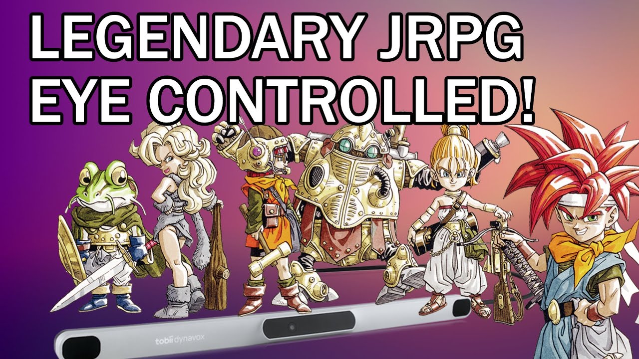 Chrono Trigger played with eye tracking!