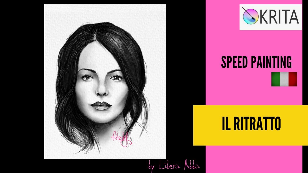 SPEED PAINTING CON KRITA: IL RITRATTO