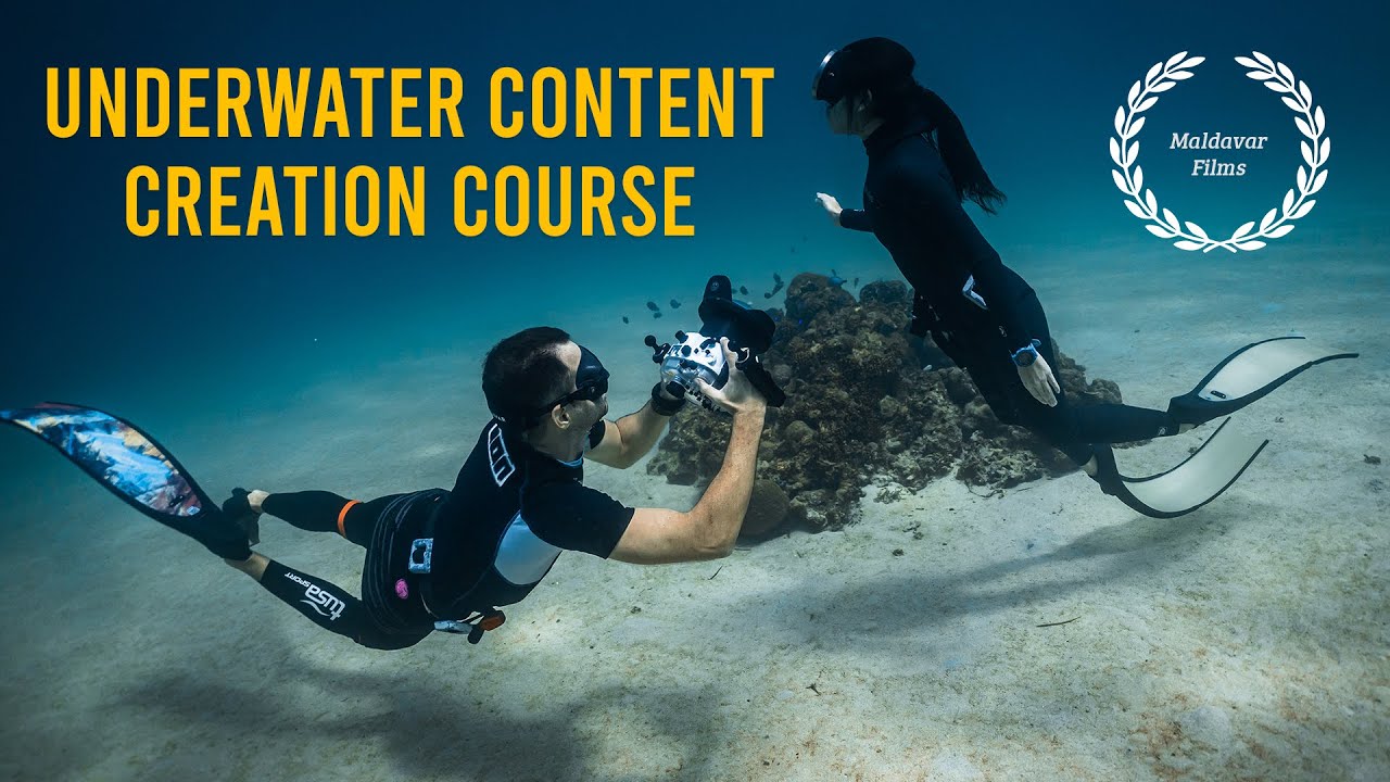 Underwater Content Creation Course - Learn how to shoot and edit underwater content